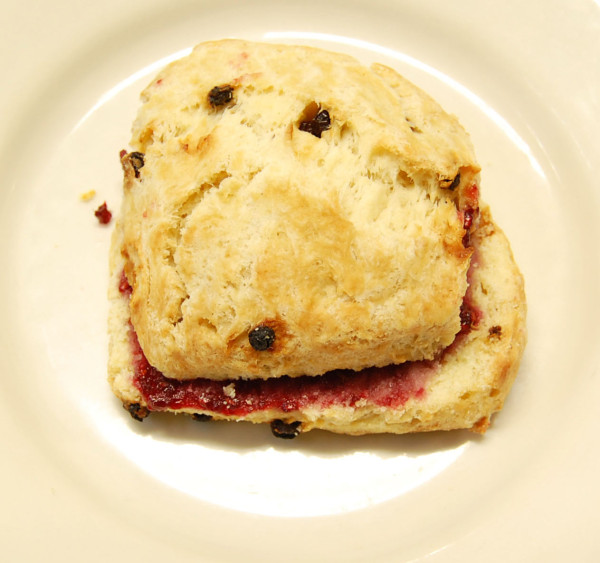 scone with jam